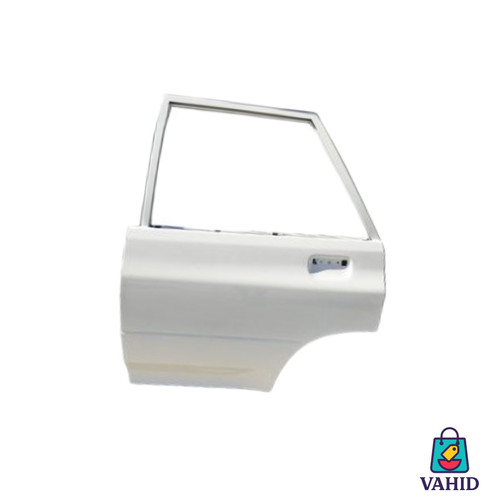 در عقب چپ پراید سفید با کد رنگ کوره ای
